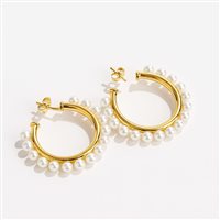 Orecchini Idee Preziose dal 1987 Donna in Oro giallo Perla IP.OK18G/148 - IP.OK18G/148